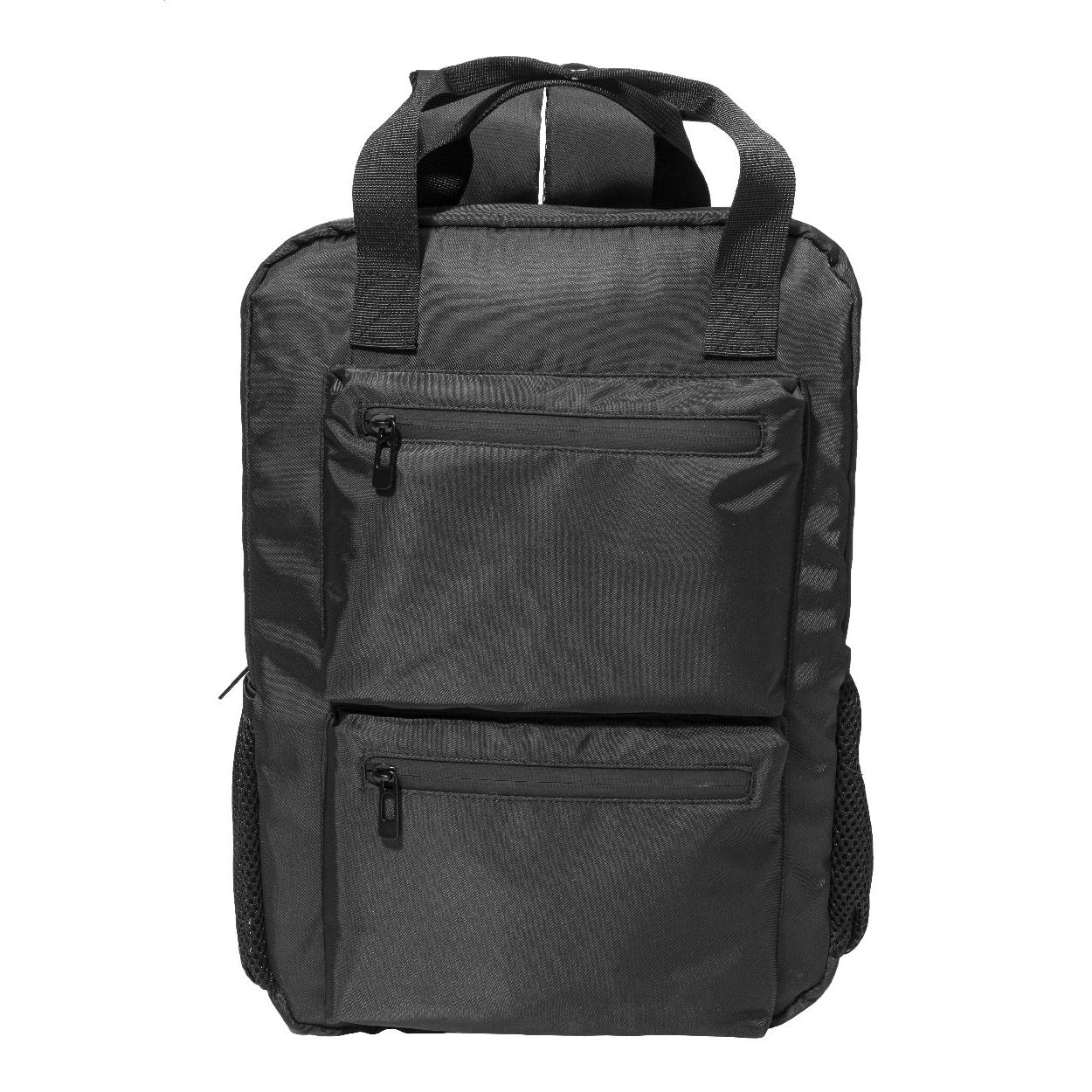 Rucsac din twill, RPET Westing Negru