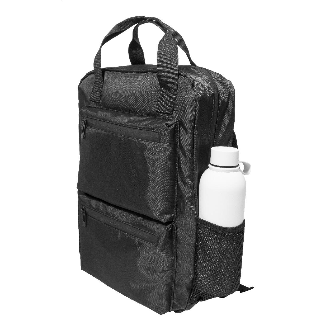 Rucsac din twill, RPET Westing Negru