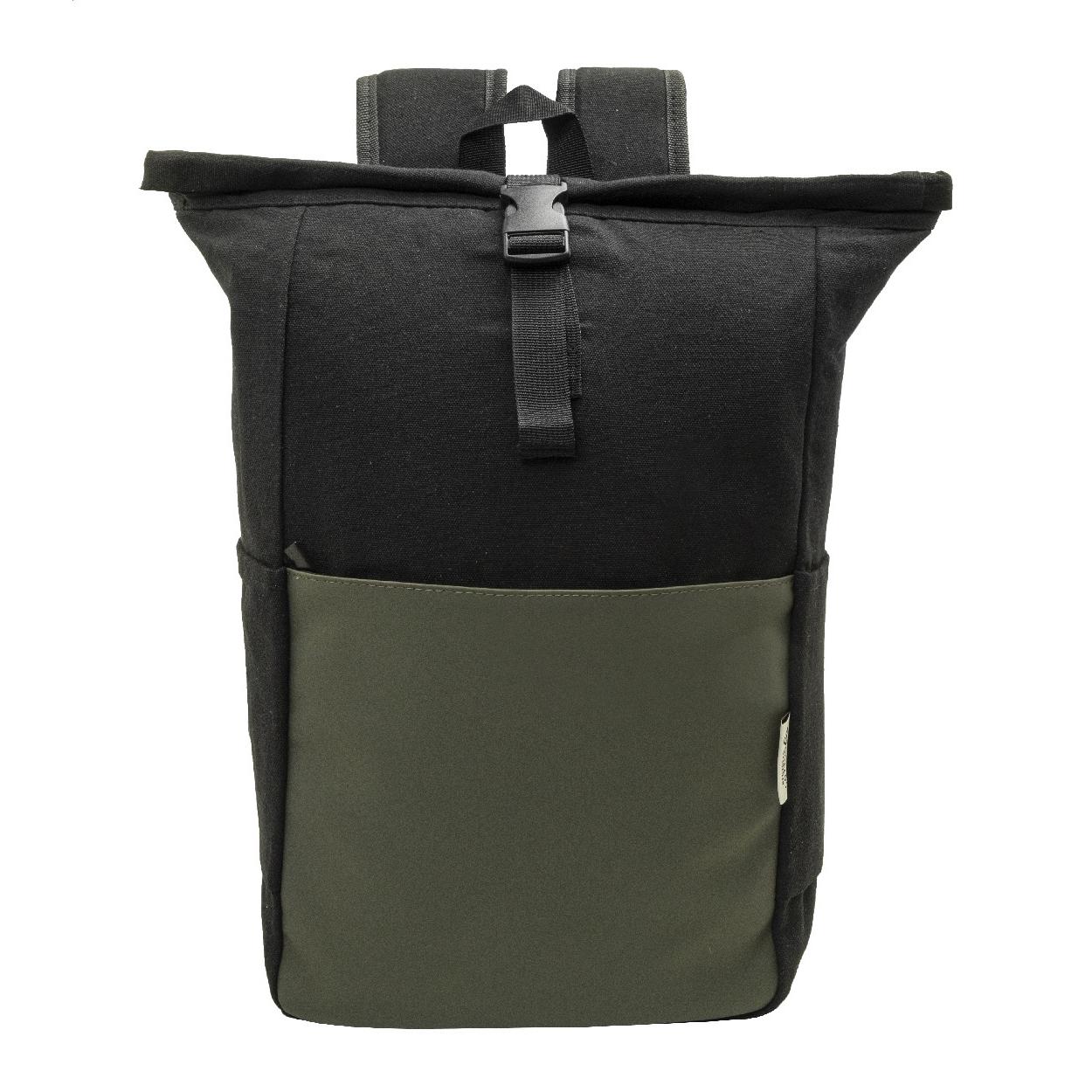 Rucsac din pânză reciclată Blakkan Back Verde