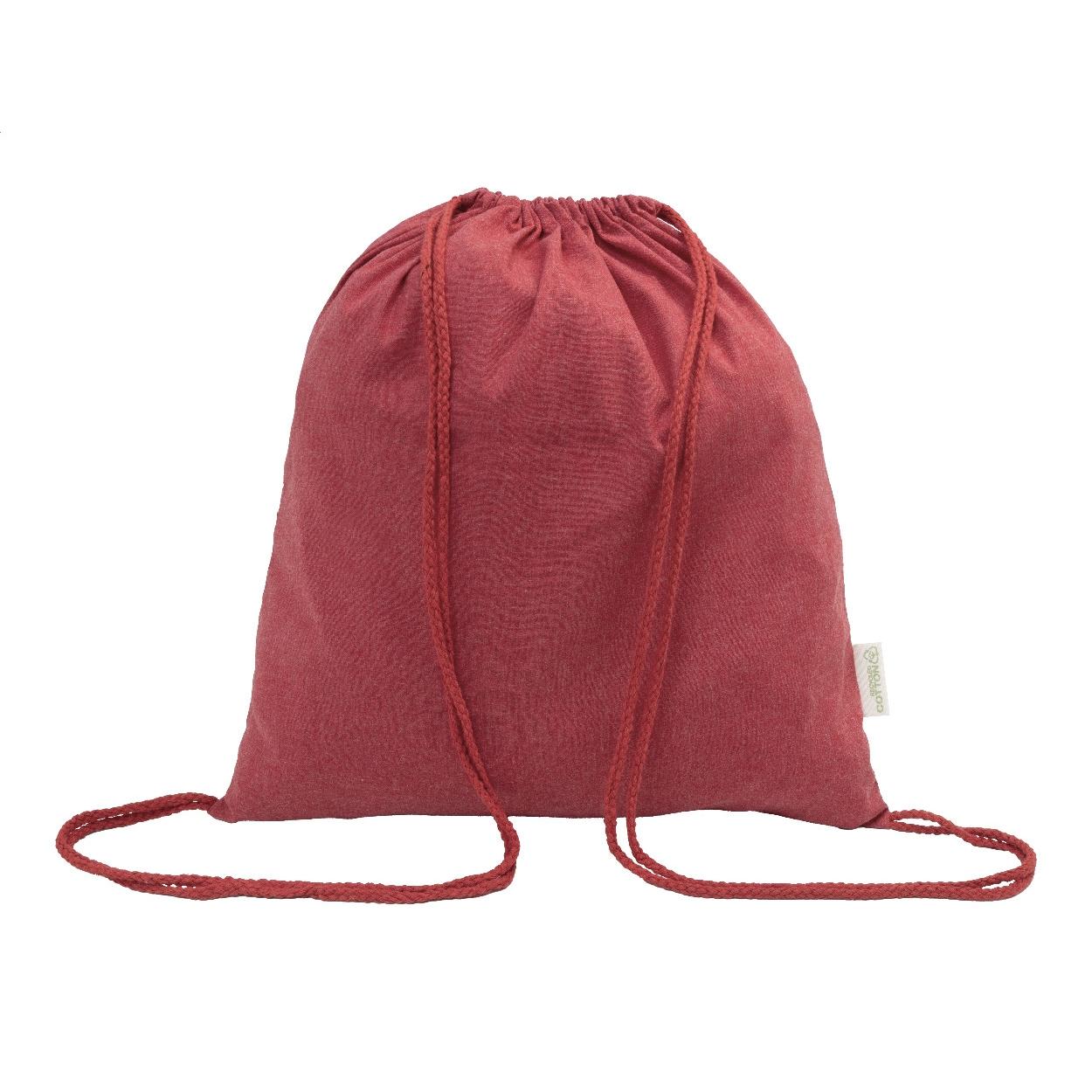 Rucsac cu șnur din bumbac reciclat Dropex