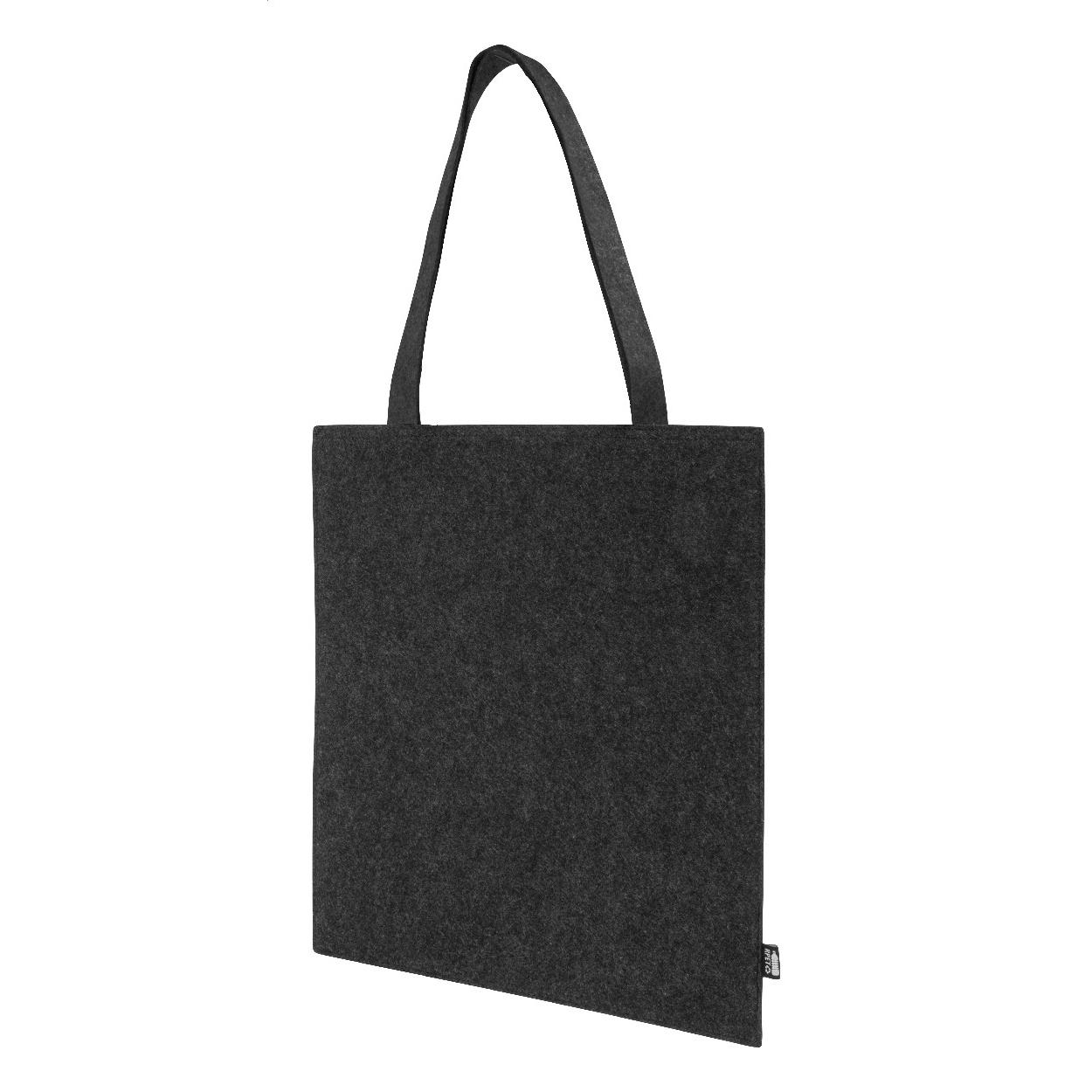 Sacoșă de cumpărături din fetru, RPET Refelt Shop gri închis