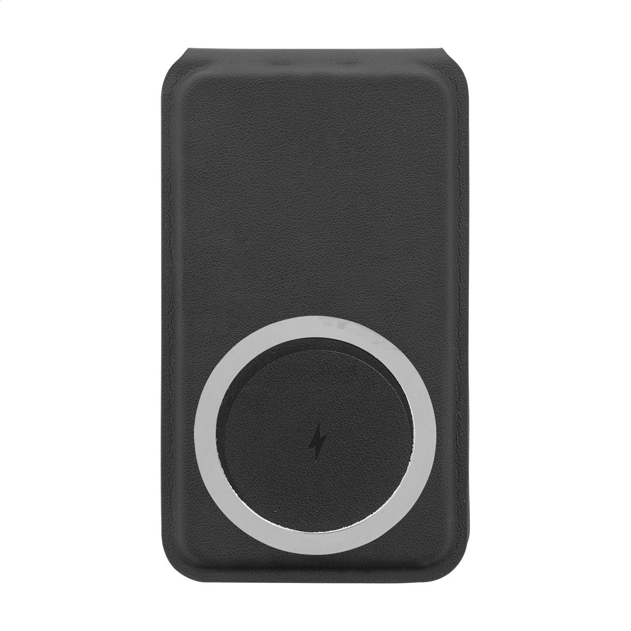Încărcător wireless cu suport pentru telefon mobil, RPU LuxCharge Stand Negru