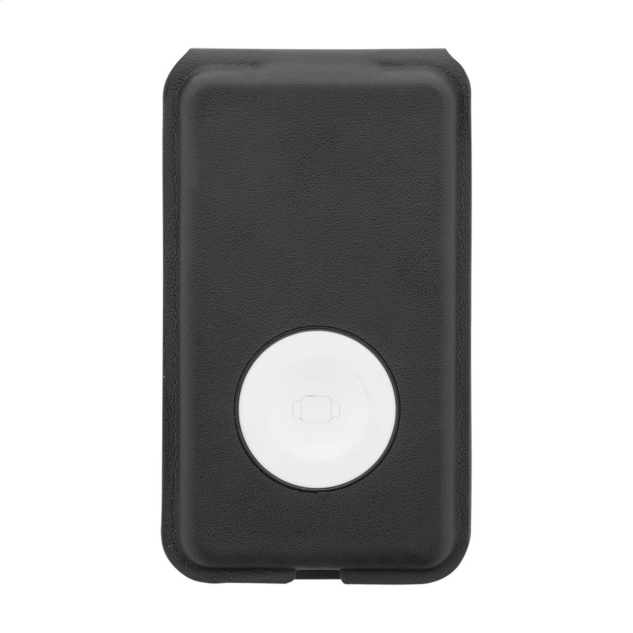 Încărcător wireless cu suport pentru telefon mobil, RPU LuxCharge Stand Negru