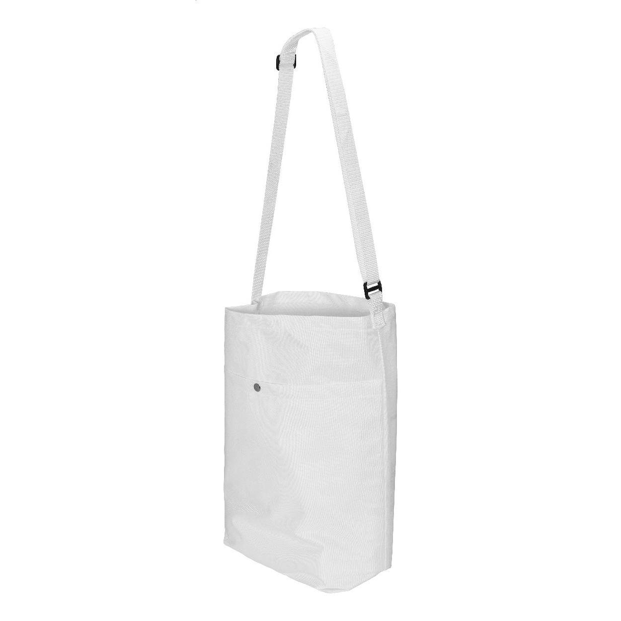 Geantă de umăr personalizată, RPET SuboBag Shoulder Alb