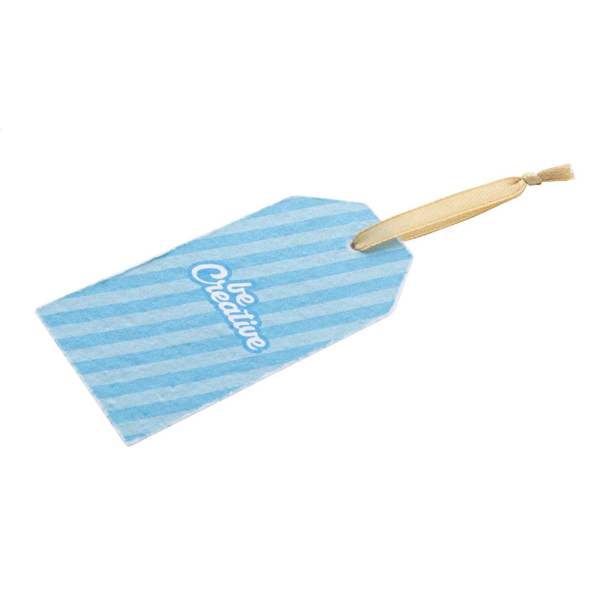Etichetă pentru cadou personalizată, din hârtie cu semințe PrinTag Seed Alb