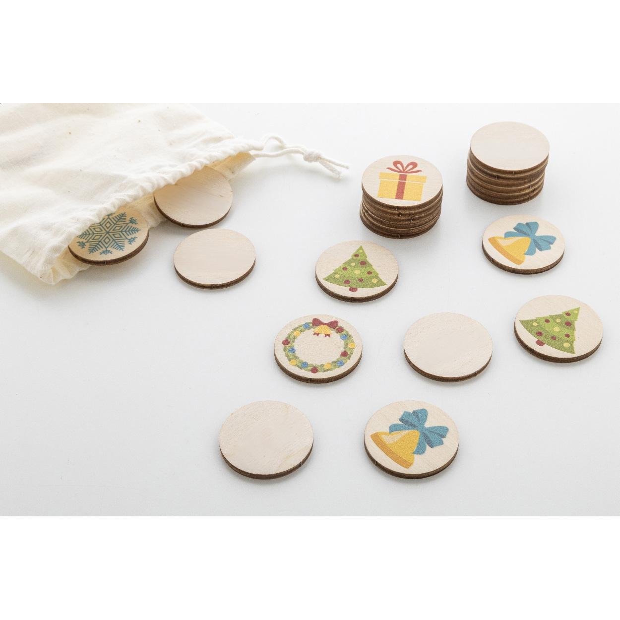 Joc de memorie, design de Crăciun Junoppi natural