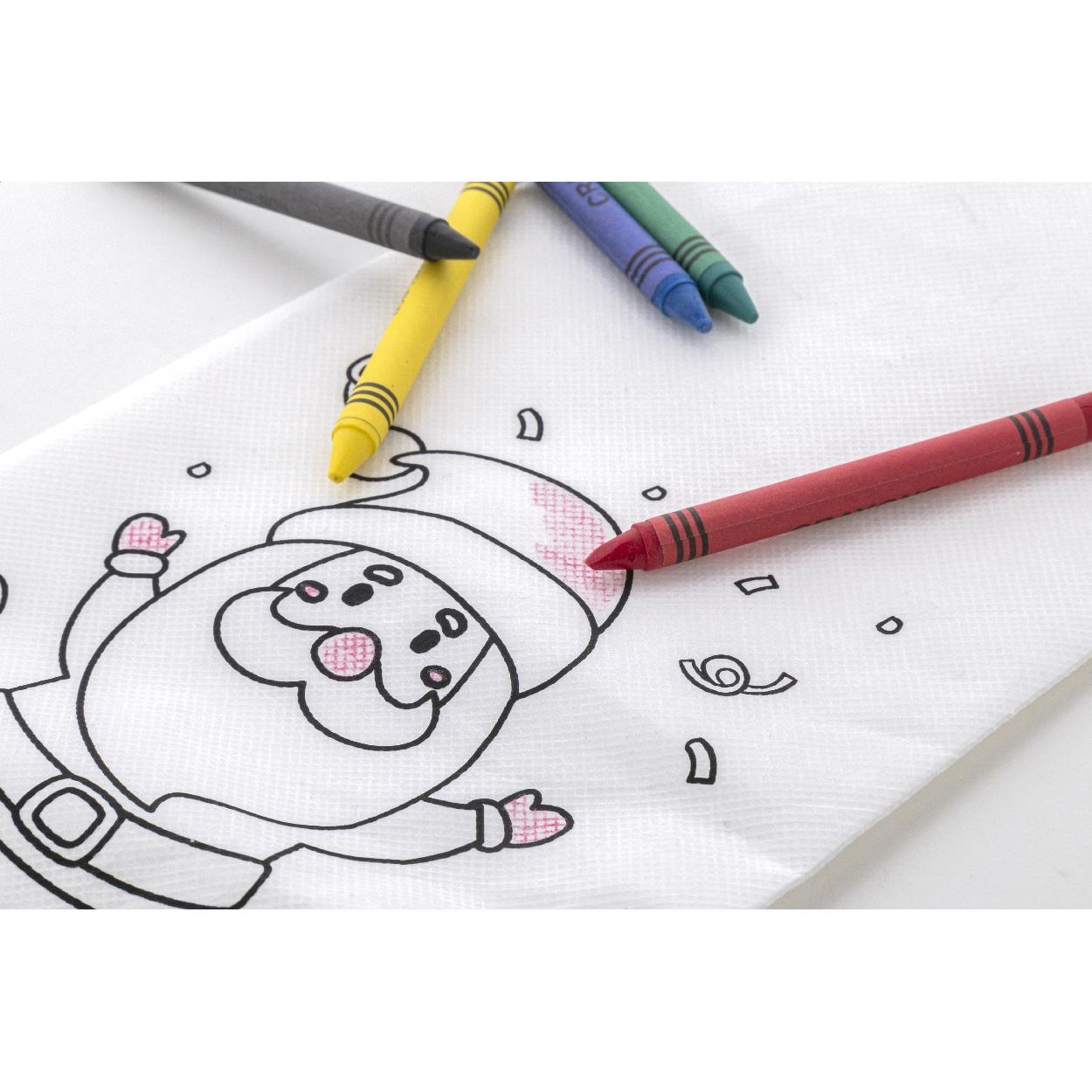 Ciorap pentru colorat, design de Crăciun Julfar Gift Alb