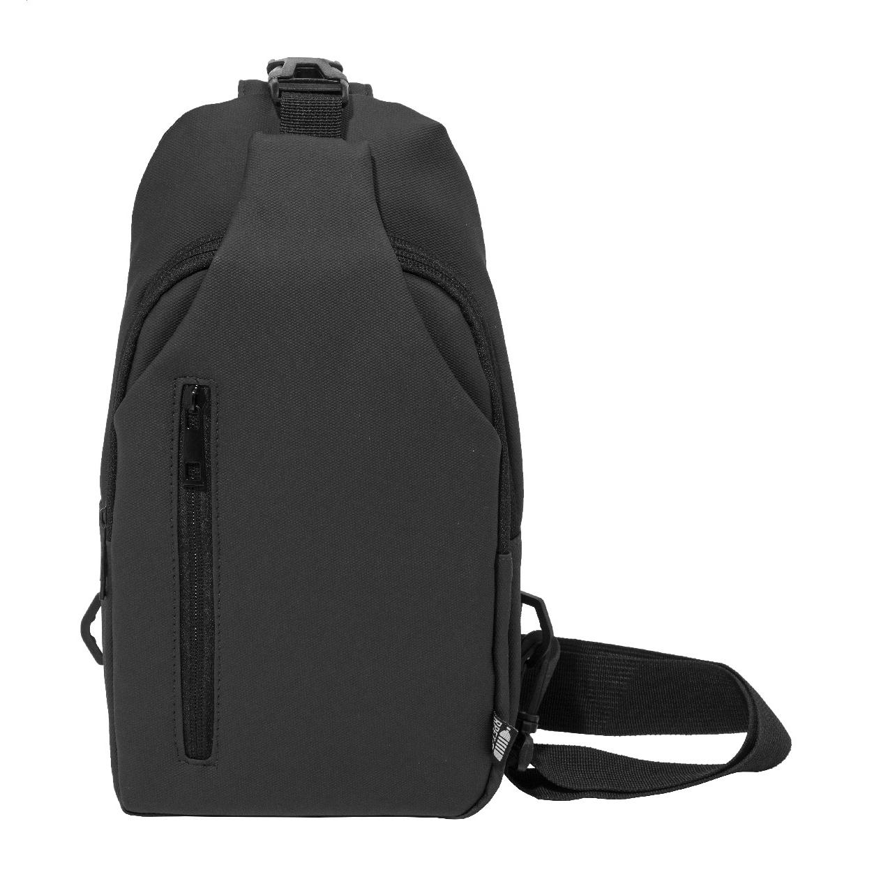 Geantă crossbody, RPET Crobud Negru