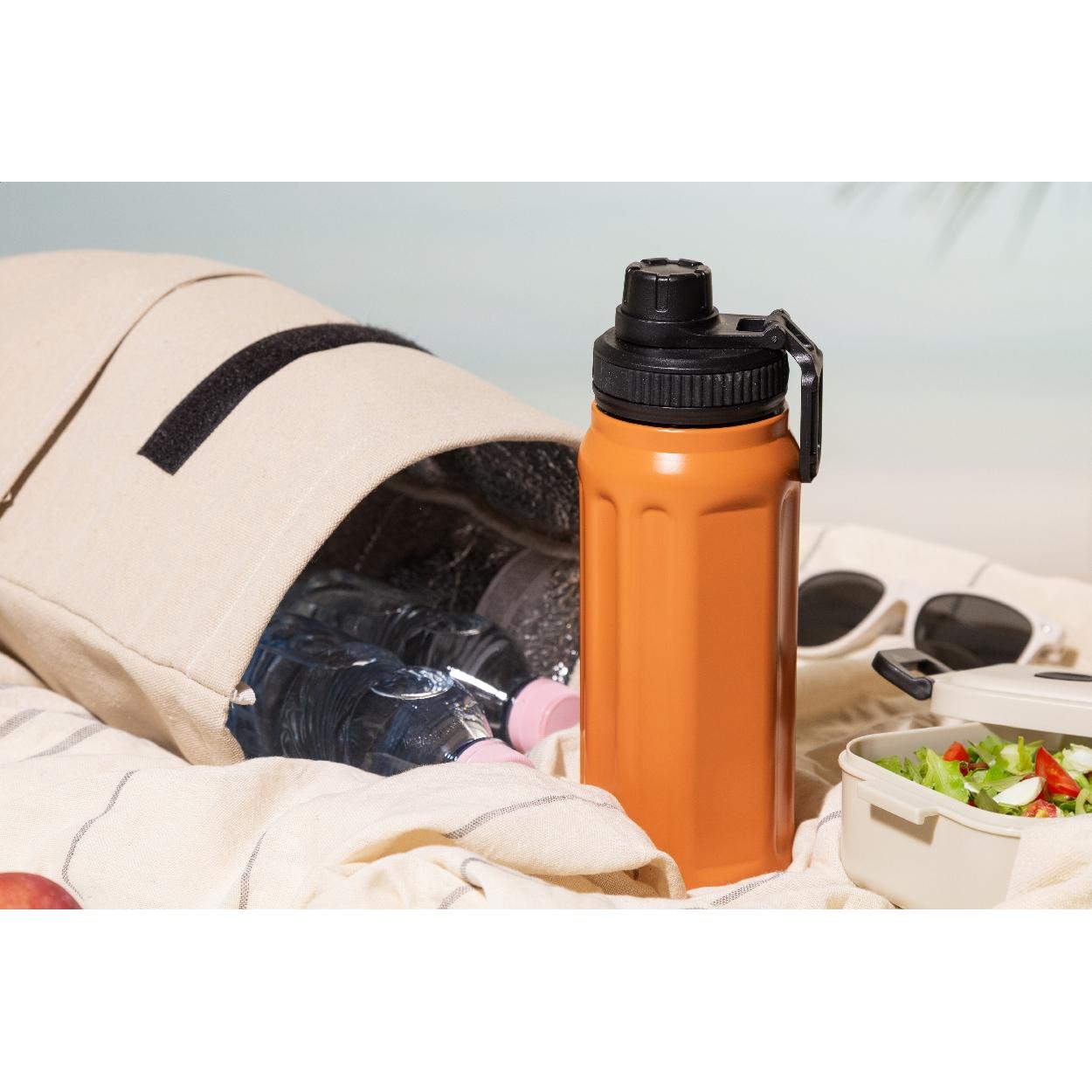 Geantă frigorifică din pânză reciclată Rekan Cool natural