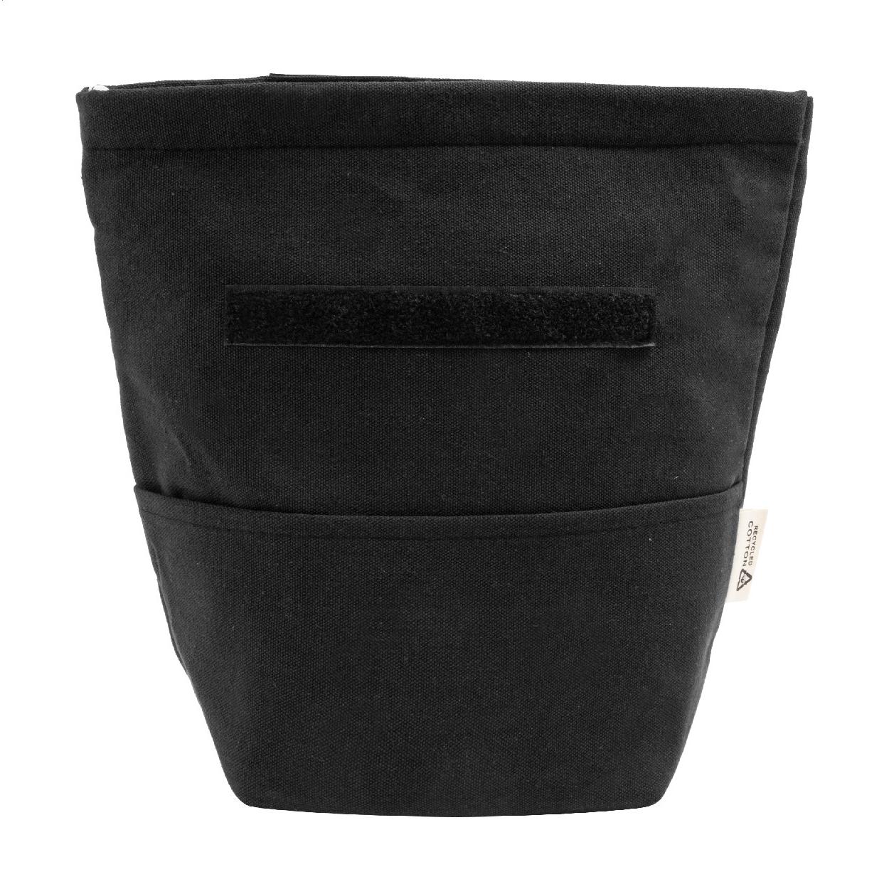 Geantă frigorifică din pânză reciclată Rekan Cool Negru