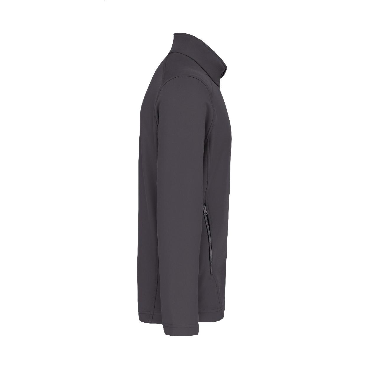 Jachetă softshell în 2 straturi KA424 gri închis S