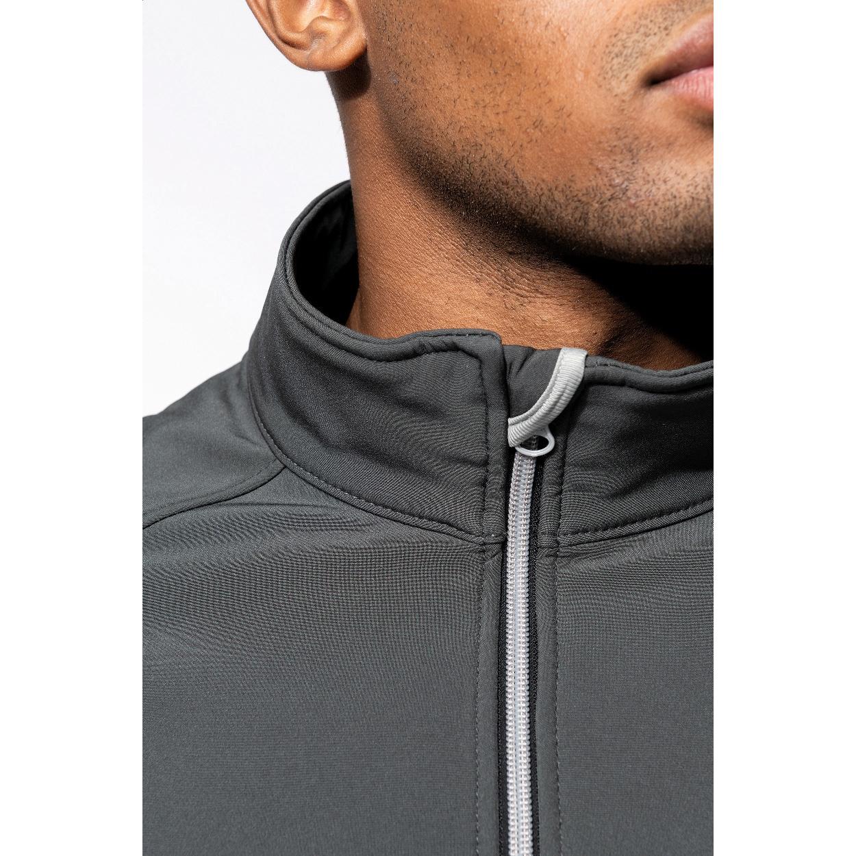 Jachetă softshell în 2 straturi KA424 gri închis S