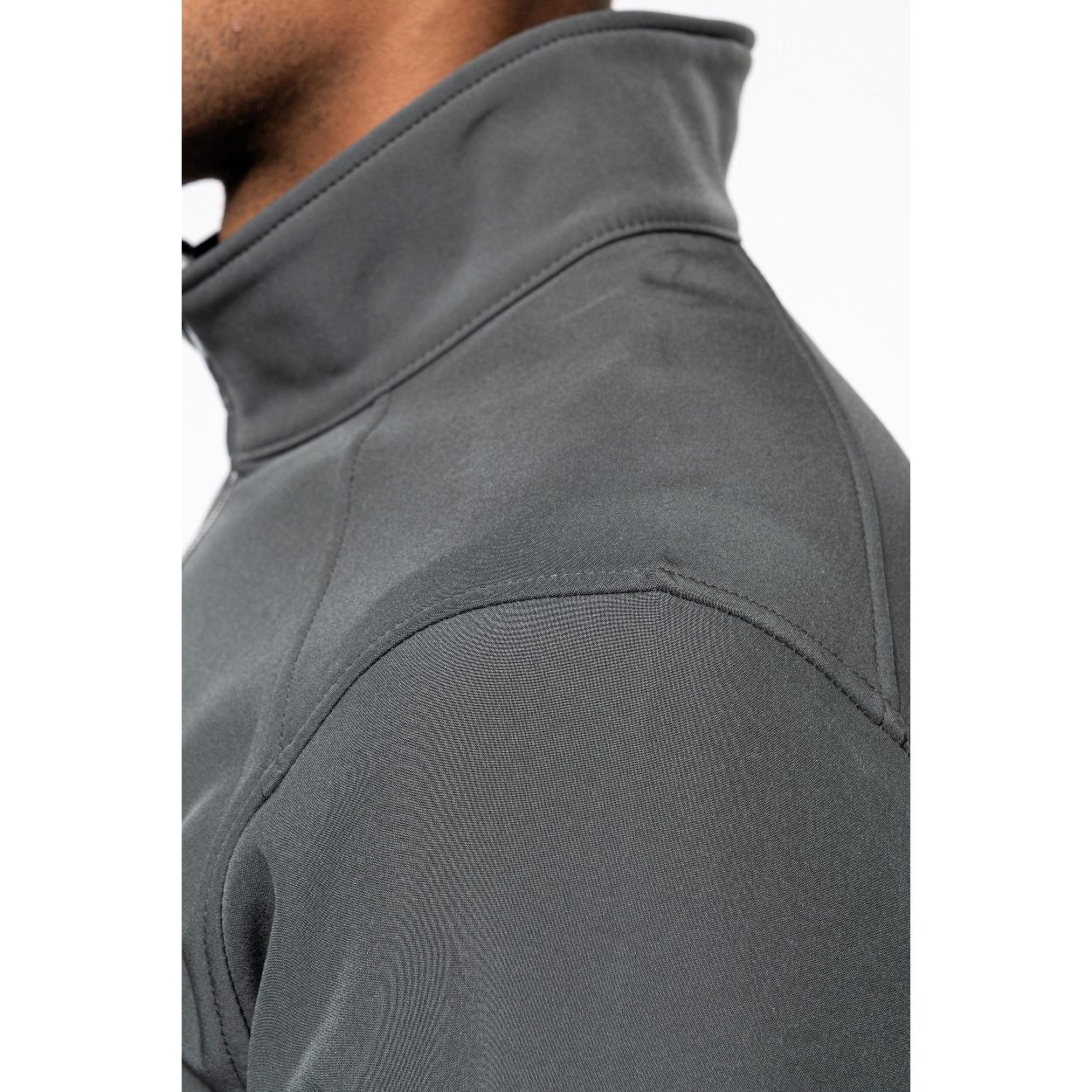 Jachetă softshell în 2 straturi KA424 gri închis S