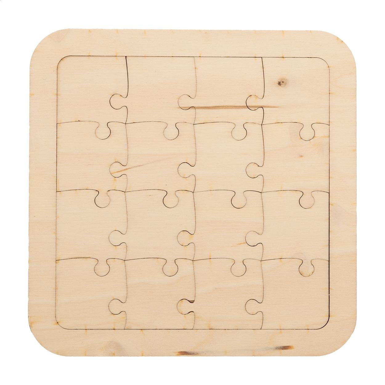 Puzzle din lemn personalizat Wozzle natural
