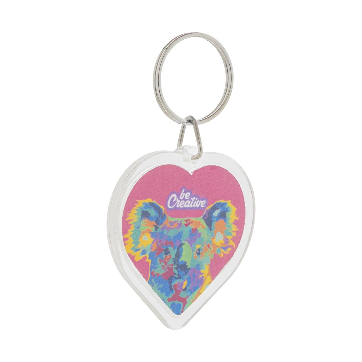 Breloc PrintFob Love transparent
