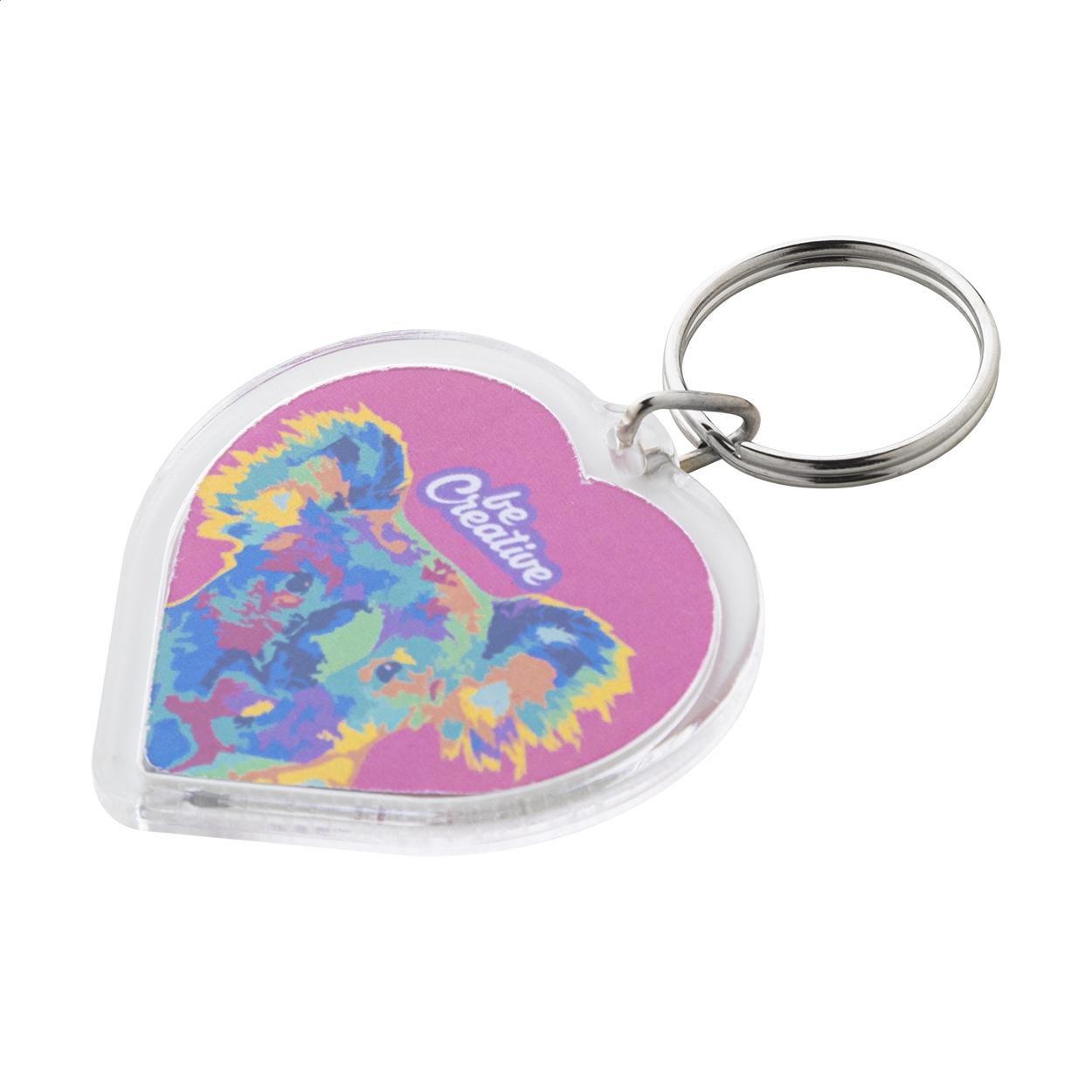 Breloc PrintFob Love transparent