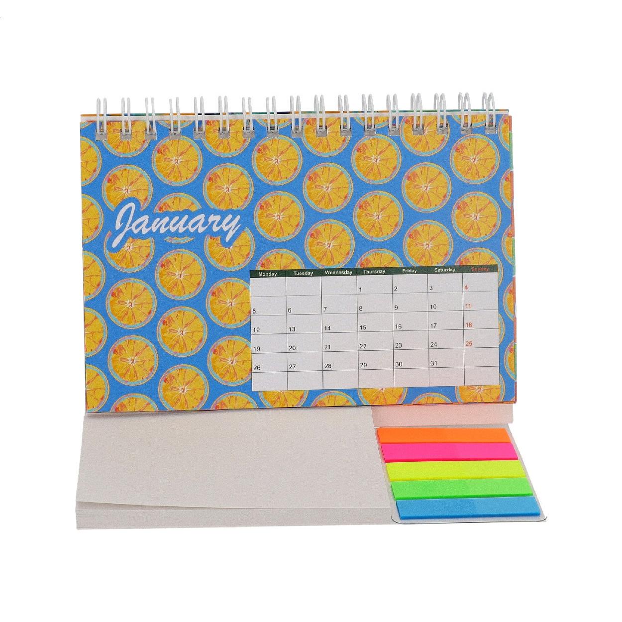 Calendar de birou personalizat CreaDate Combo Alb