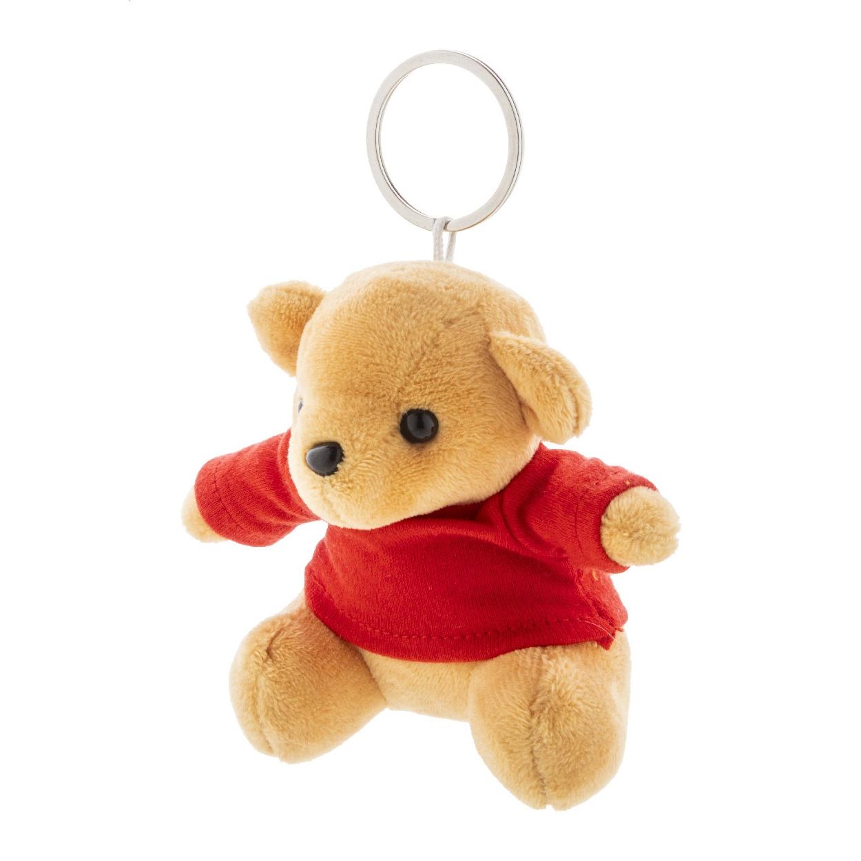 Breloc din pluș, ursuleț TeddyFob Roșu