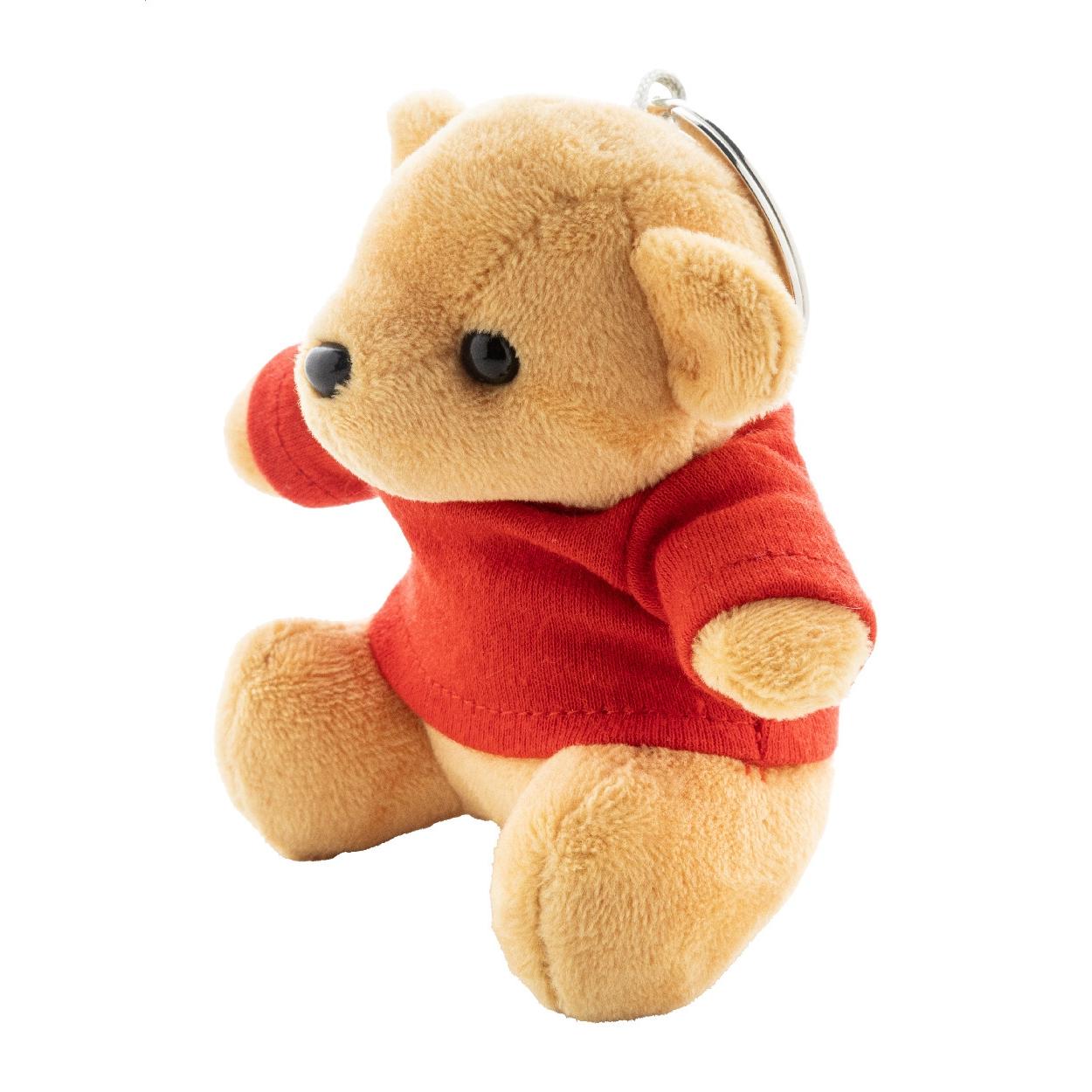 Breloc din pluș, ursuleț TeddyFob Roșu