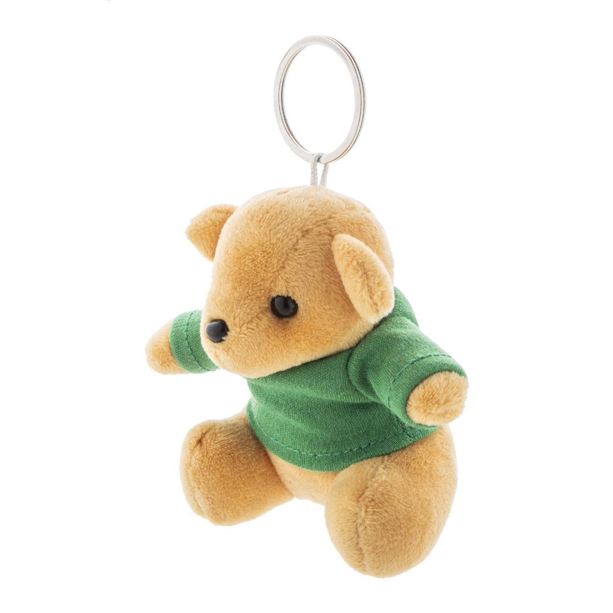 Breloc din pluș, ursuleț TeddyFob Verde