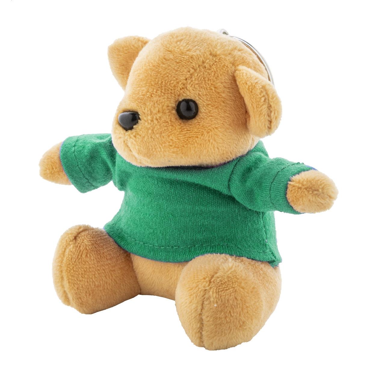 Breloc din pluș, ursuleț TeddyFob Verde