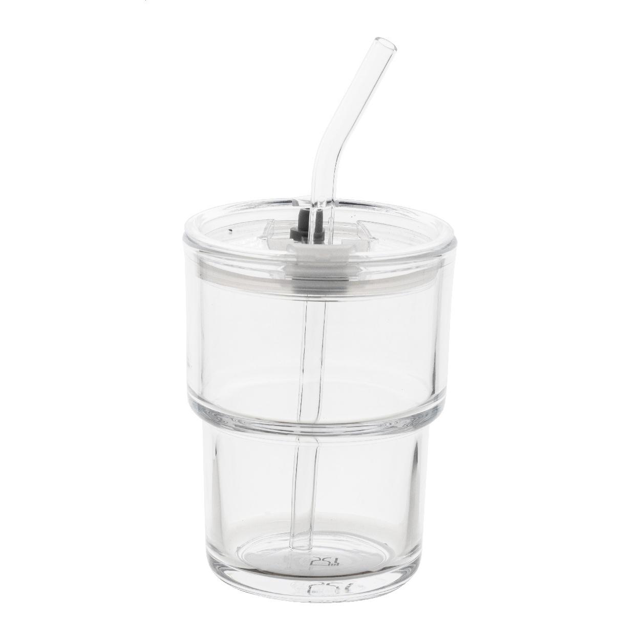 Pahar de voiaj din sticlă Glassip