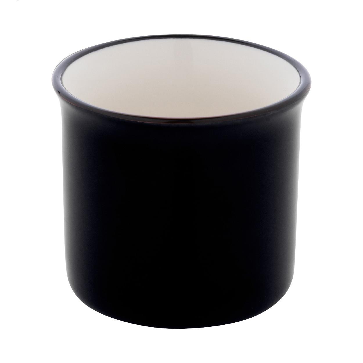 Cană vintage mini Woodstock Mini Negru