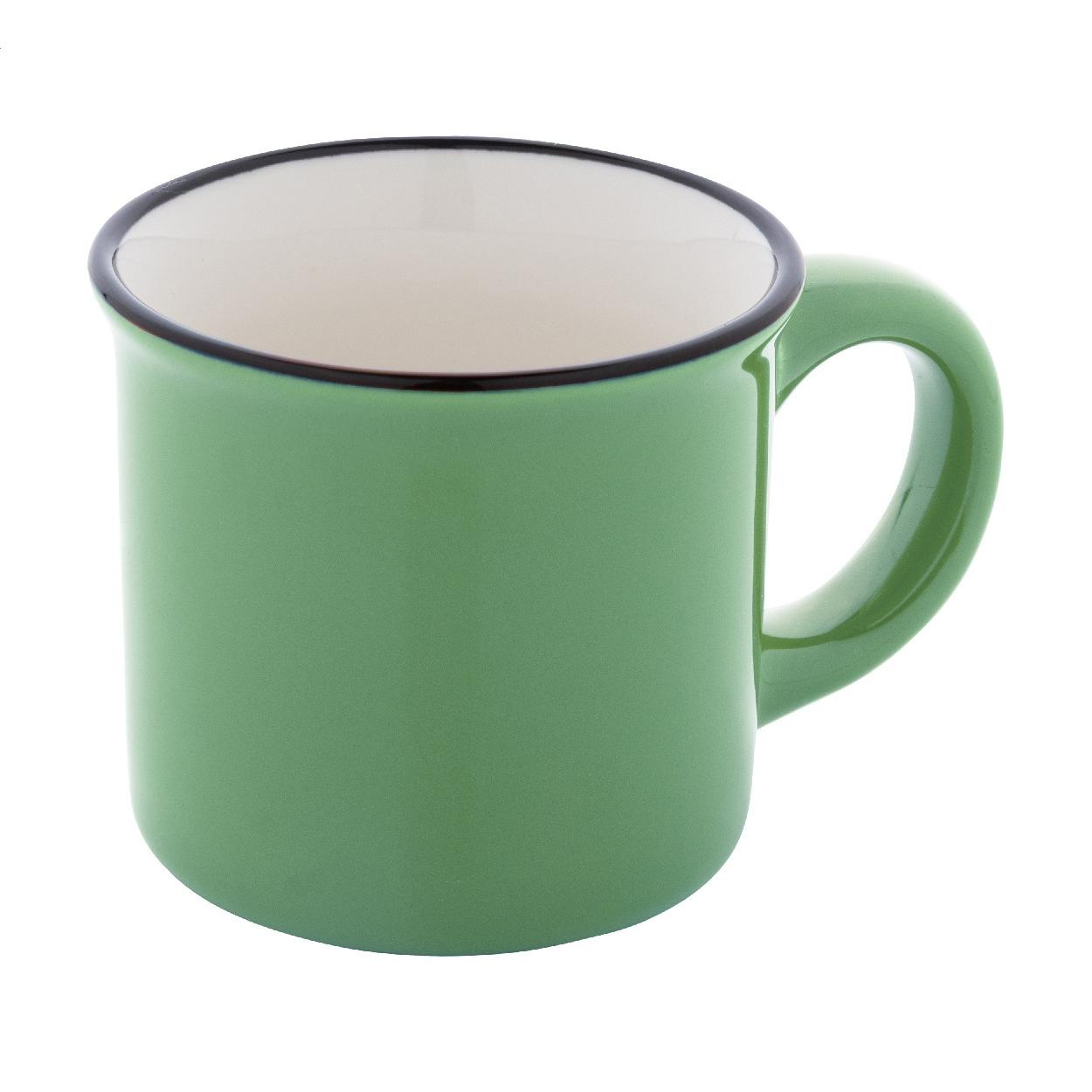 Cană vintage mini Woodstock Mini verde deschis
