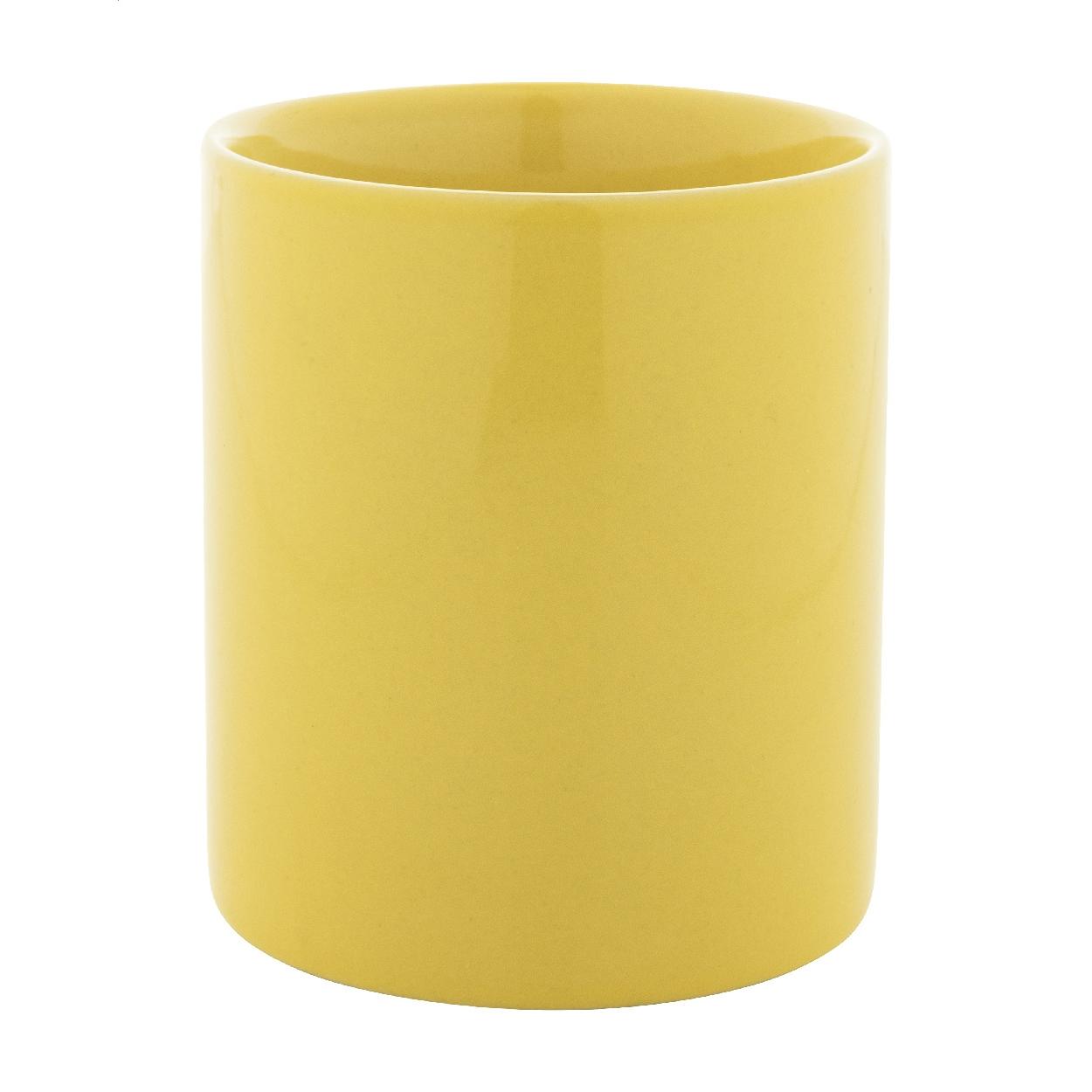 Cană ceramică colorată Kolomu Galben
