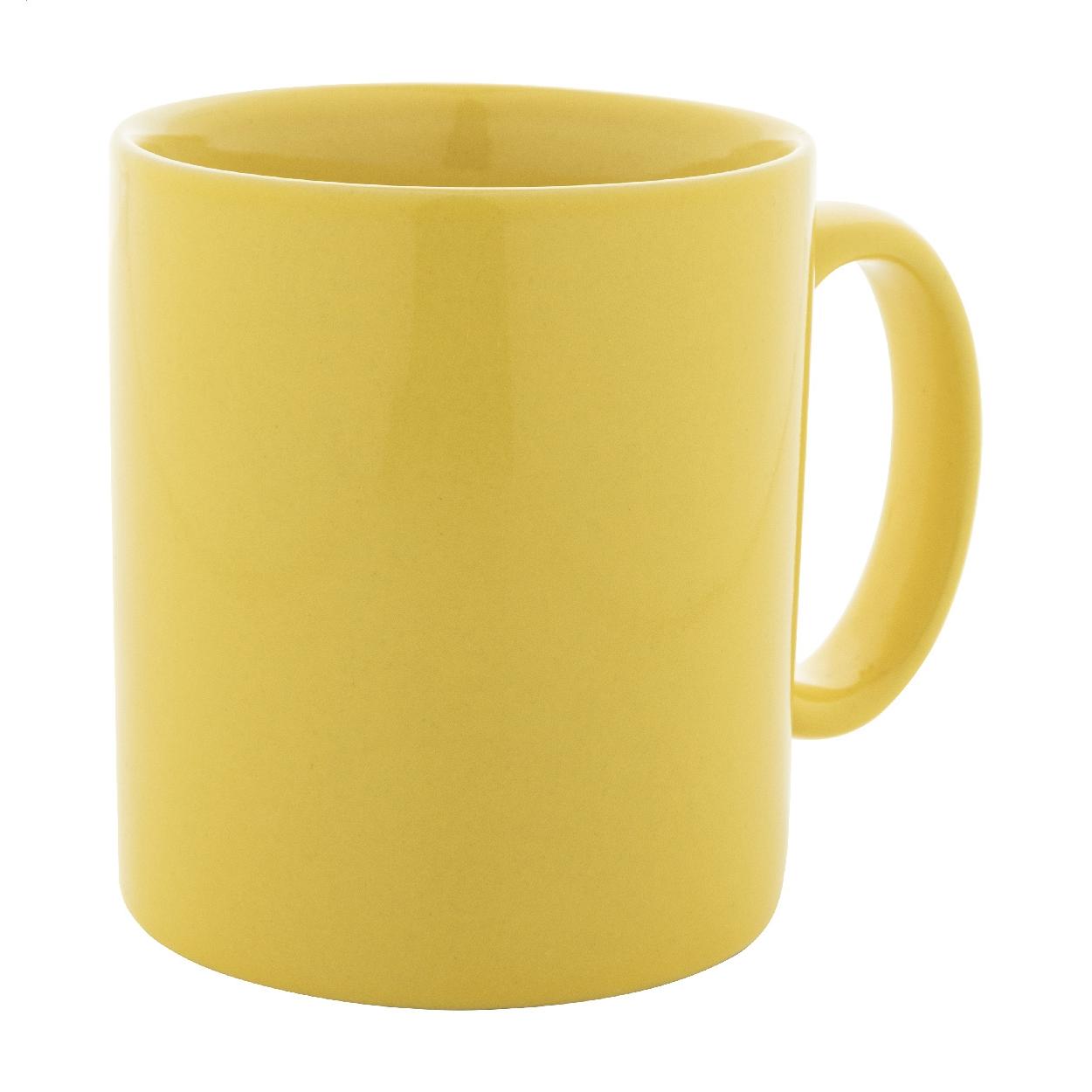 Cană ceramică colorată Kolomu Galben
