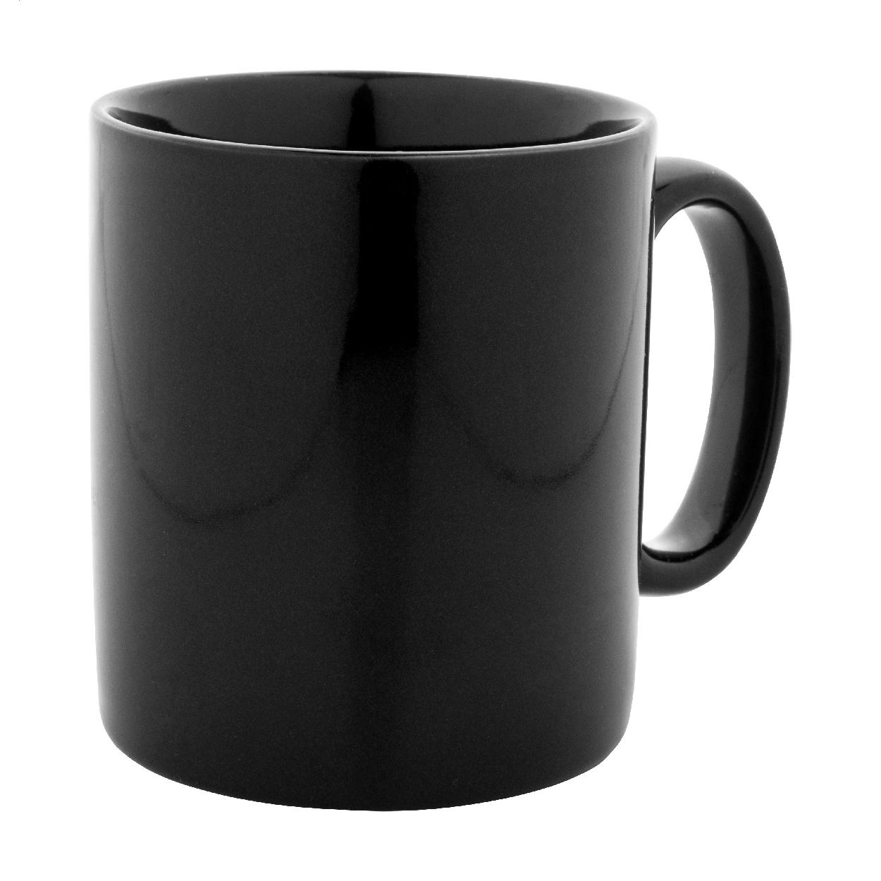Cană ceramică colorată Kolomu Negru
