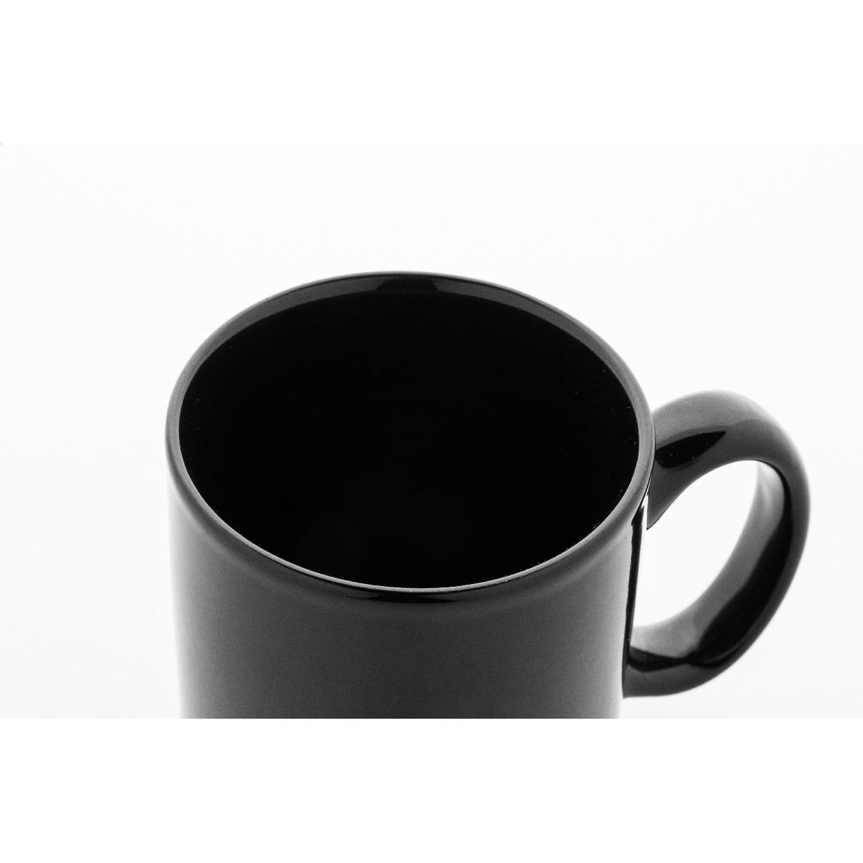Cană ceramică colorată Kolomu Negru