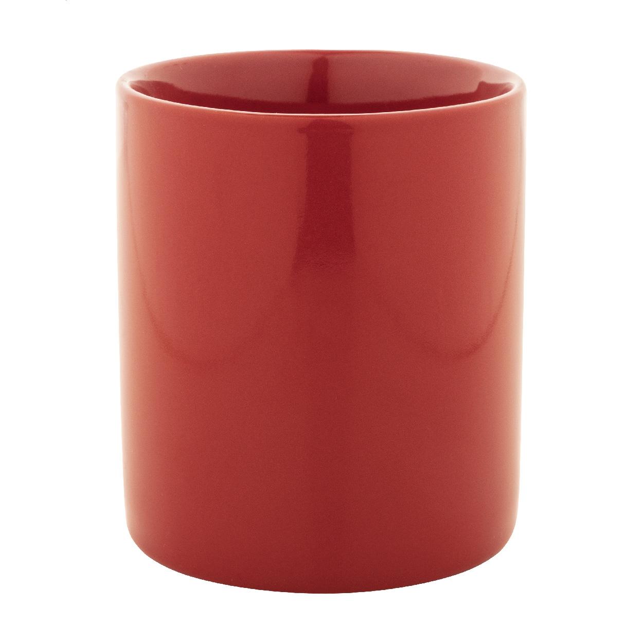 Cană ceramică colorată Kolomu Roșu