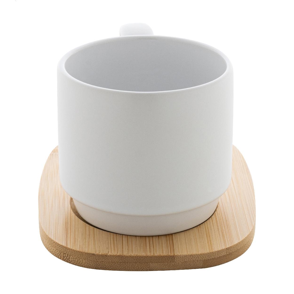 Cană ceramică Kaguya Alb