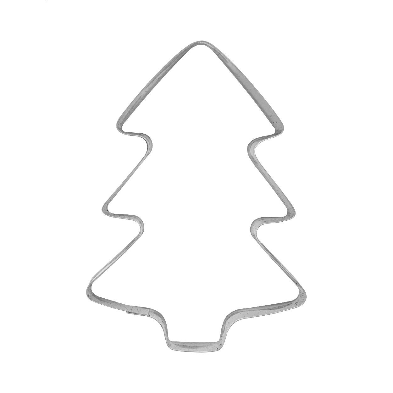 Set forme pentru fursecuri, design de Crăciun Pepparku argintiu