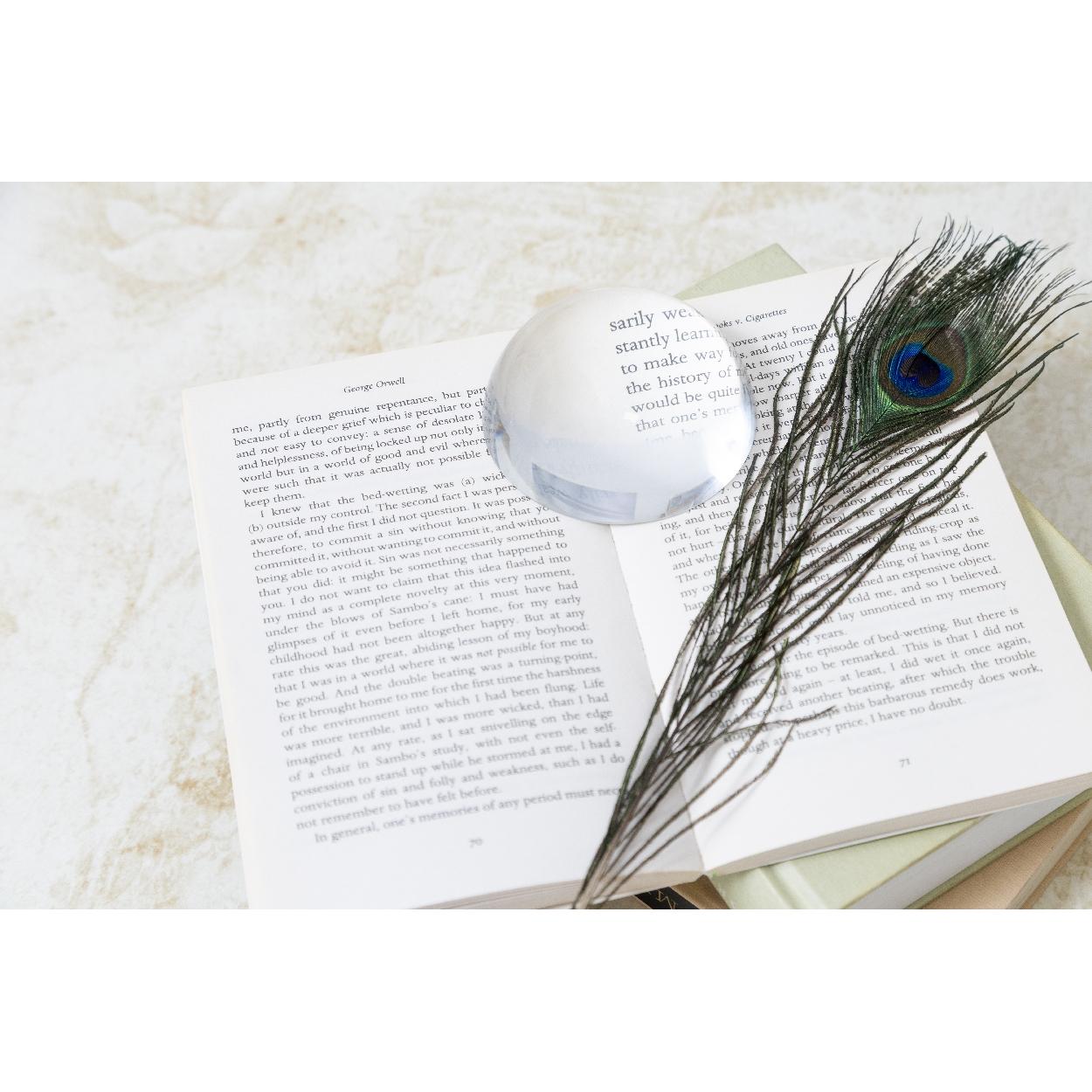 Prespapier Hemisphere transparent