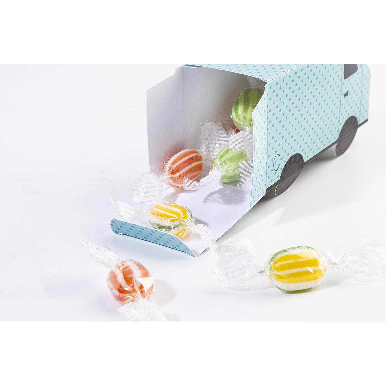 Dispenser de bomboane personalizat, CreaCandy Truck Alb