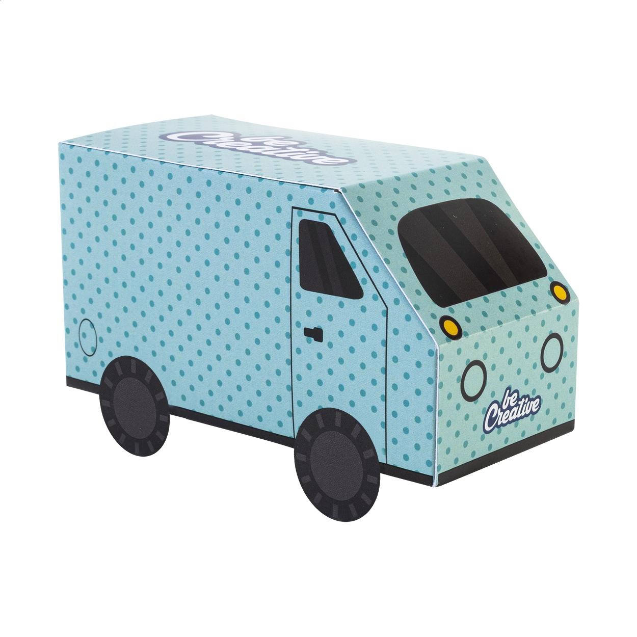 Dispenser de bomboane personalizat, CreaCandy Truck Alb