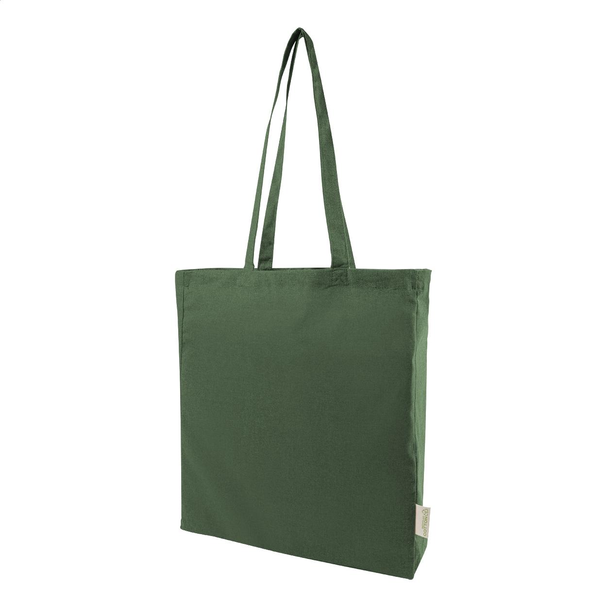 Sacoșă de cumpărături din bumbac reciclat Guspex Hue Verde
