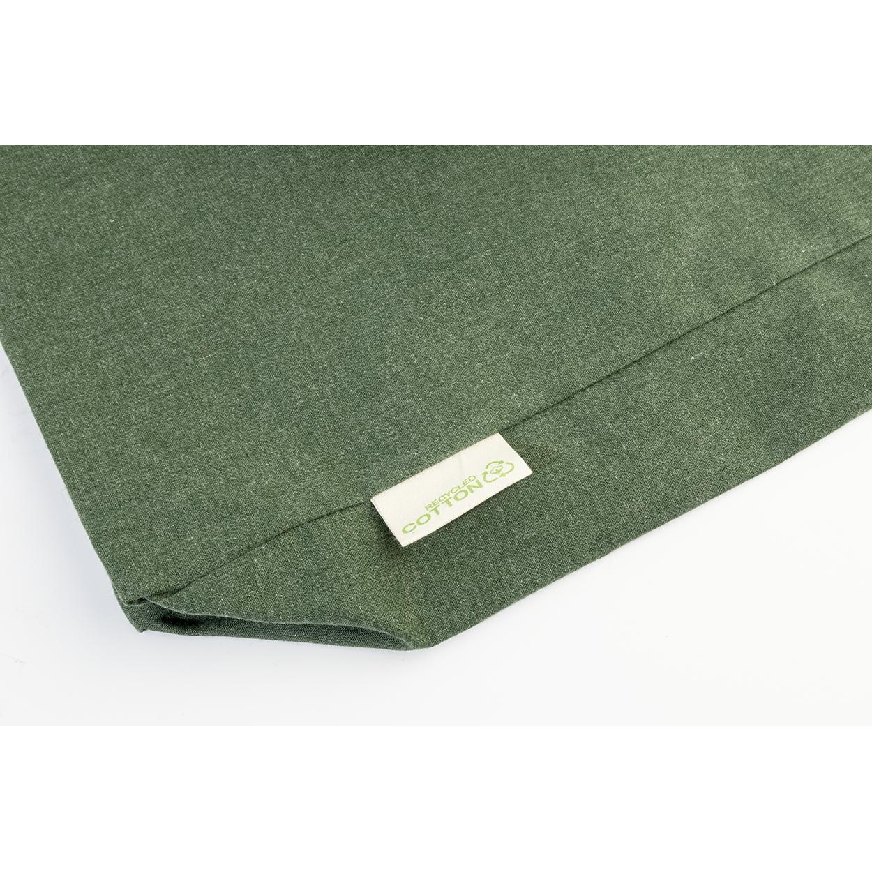 Sacoșă de cumpărături din bumbac reciclat Guspex Hue Verde