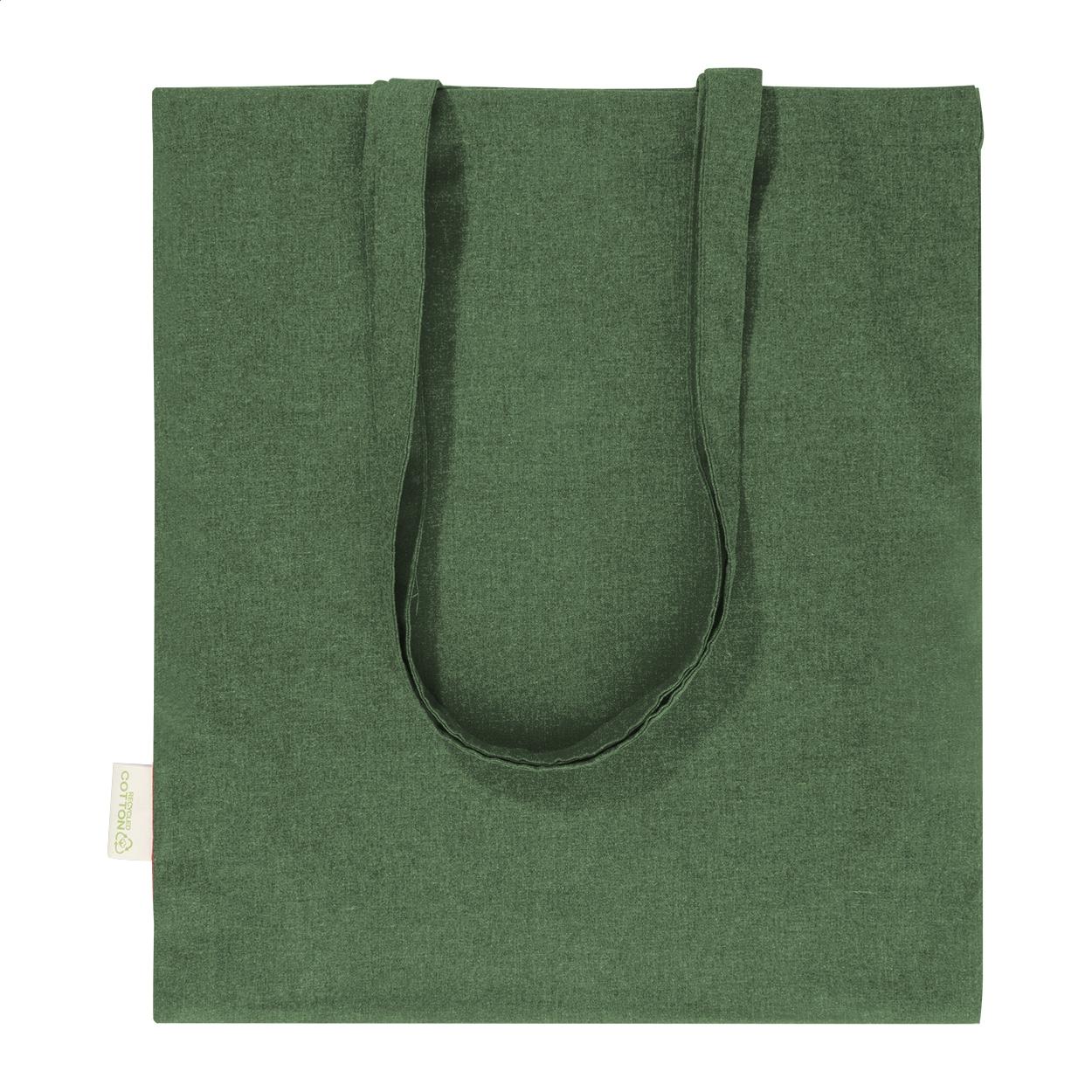 Sacoșă de cumpărături din bumbac reciclat Totepex Hue Verde