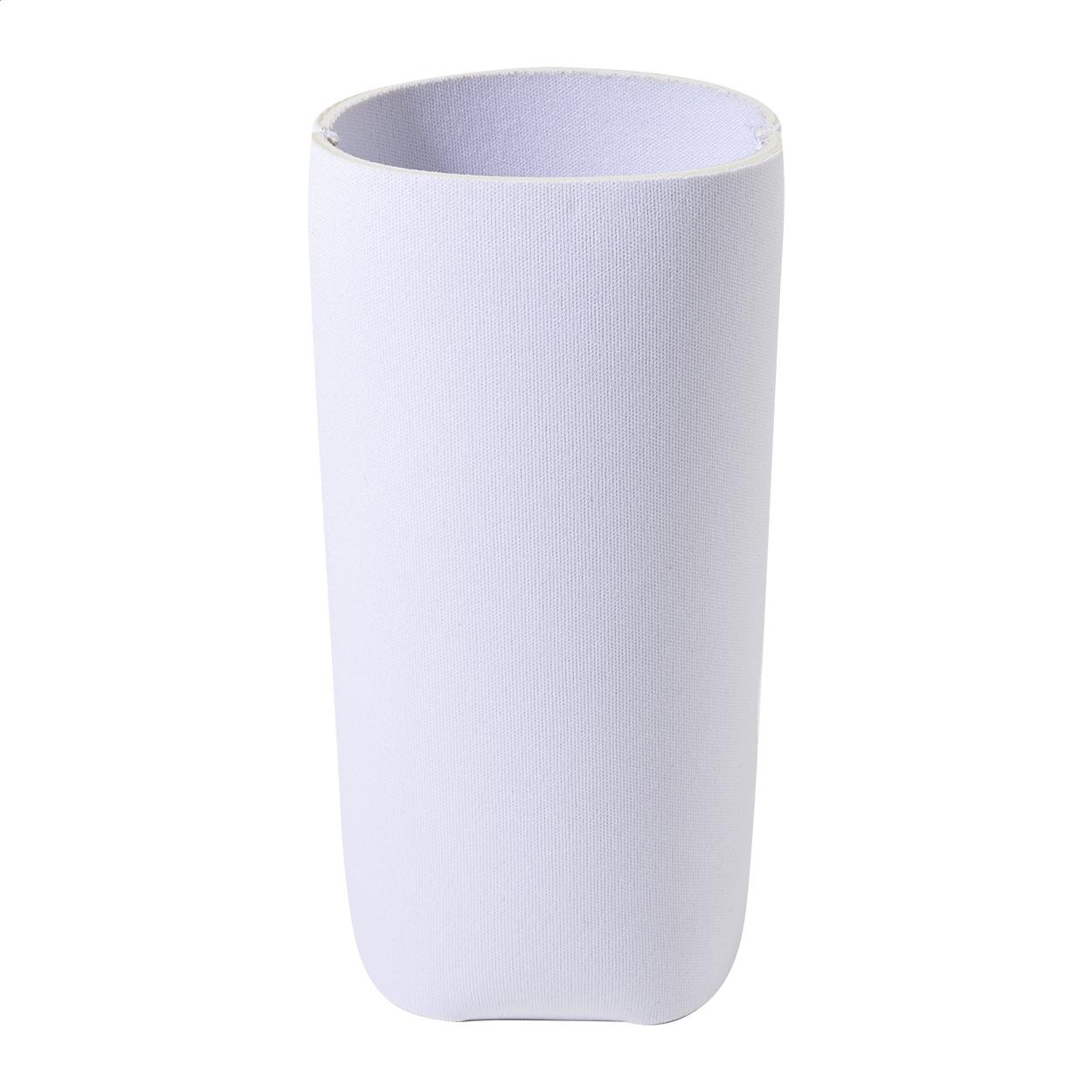 Suport termoizolant din RPET, model XL PrintCan XL Alb