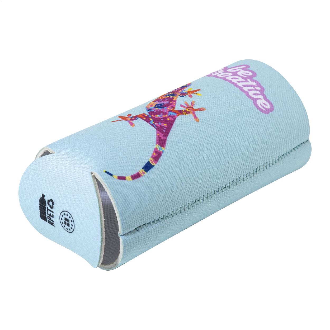 Suport termoizolant din RPET, model XL PrintCan XL Alb
