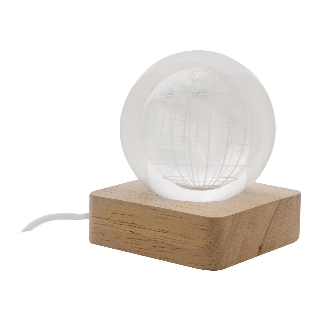 Glob luminos din sticlă LumiGlobe transparent