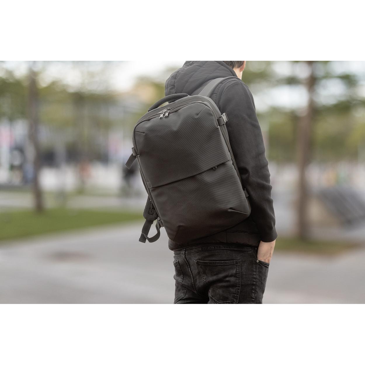 Rucsac de compresie cu vid AeroBack Negru