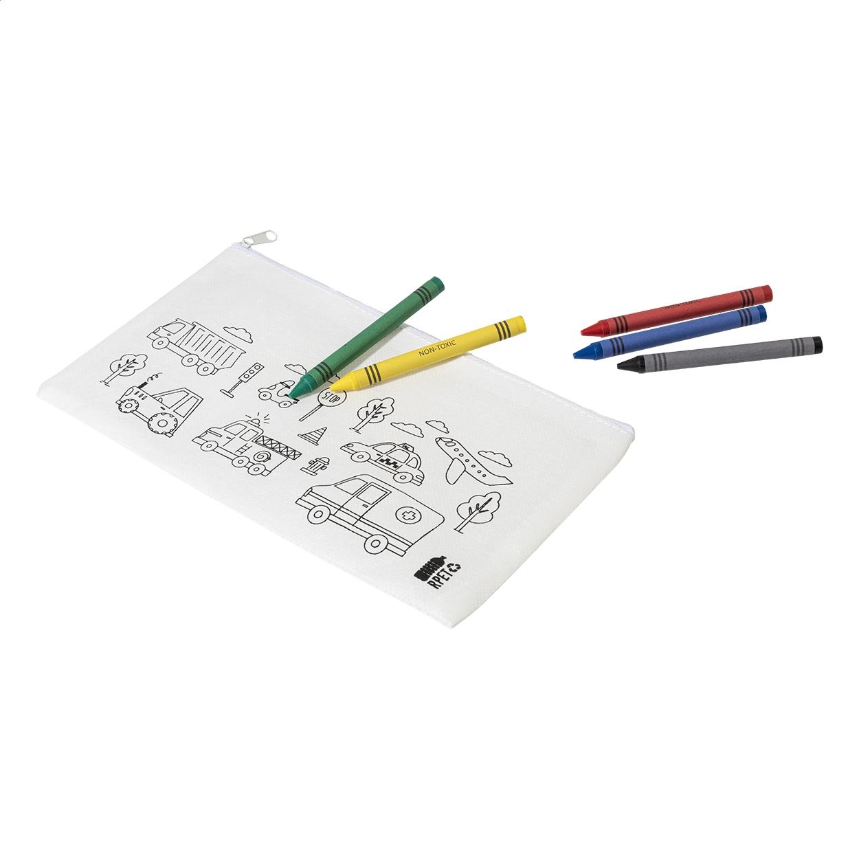 Penar pentru colorat, RPET Gocolo Alb