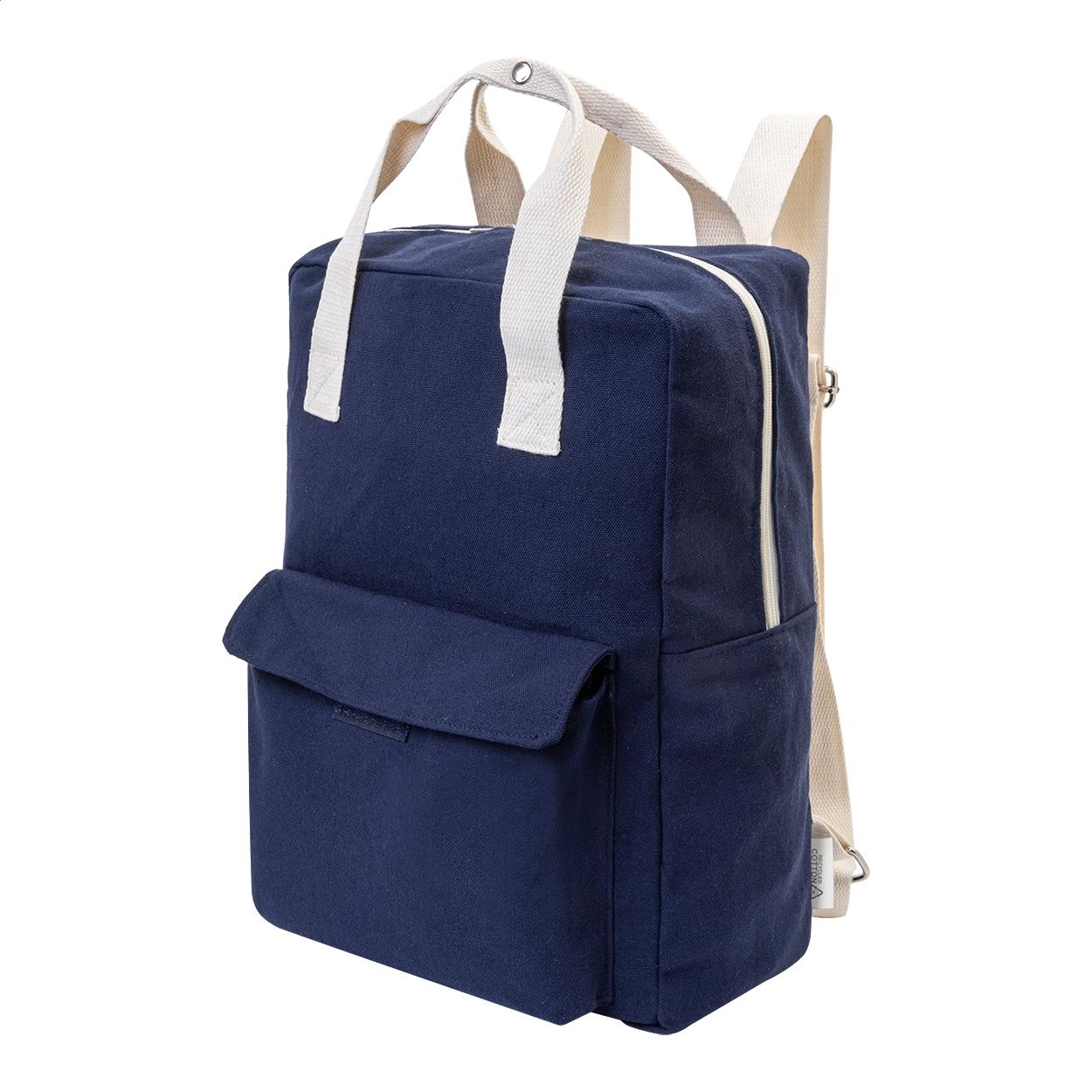 Rucsac din pânză reciclată Rekan Back Albastru