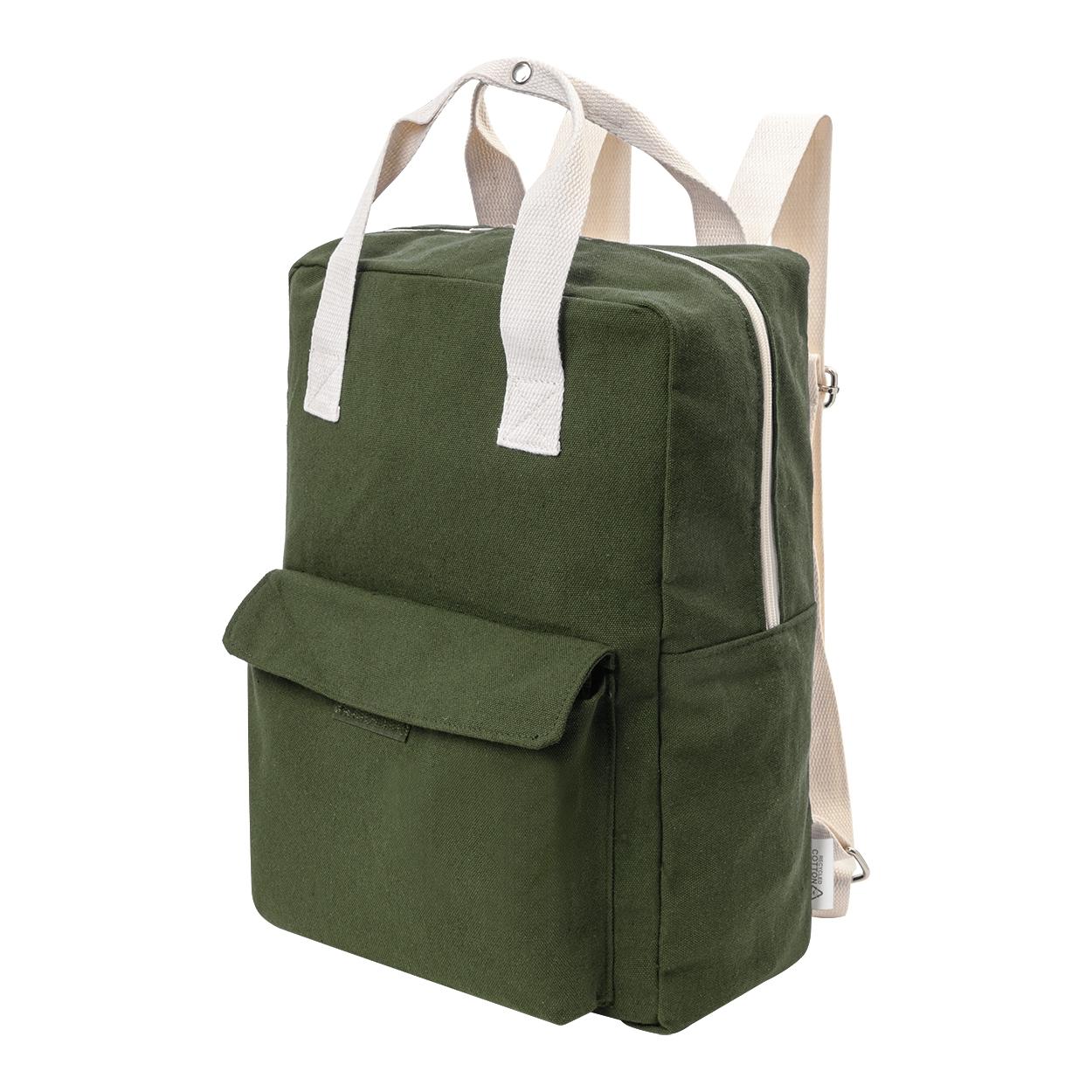Rucsac din pânză reciclată Rekan Back Verde