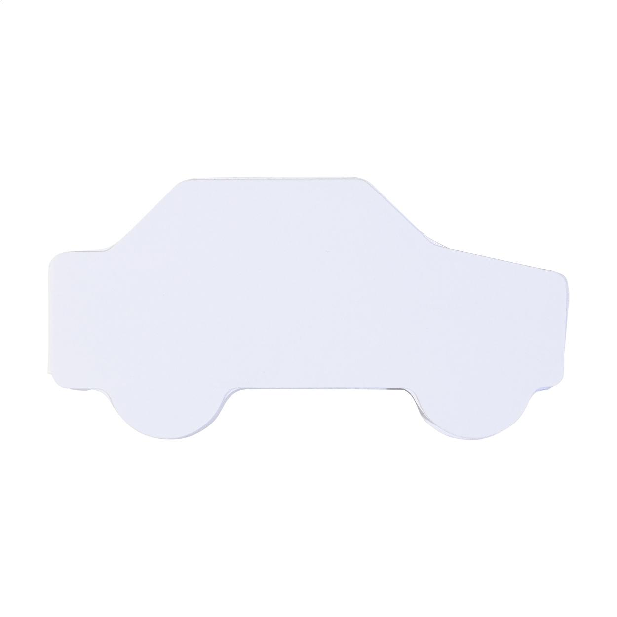 Notes cu file autoadezive personalizate CreaStick Car Alb
