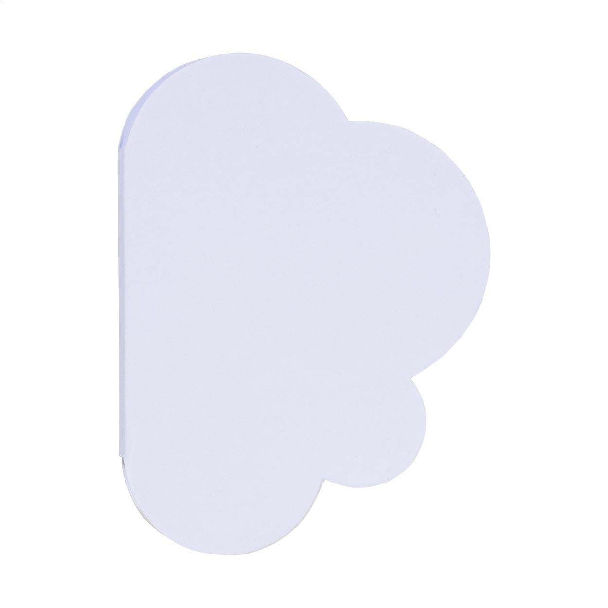 Notes cu file autoadezive personalizate CreaStick Cloud Alb